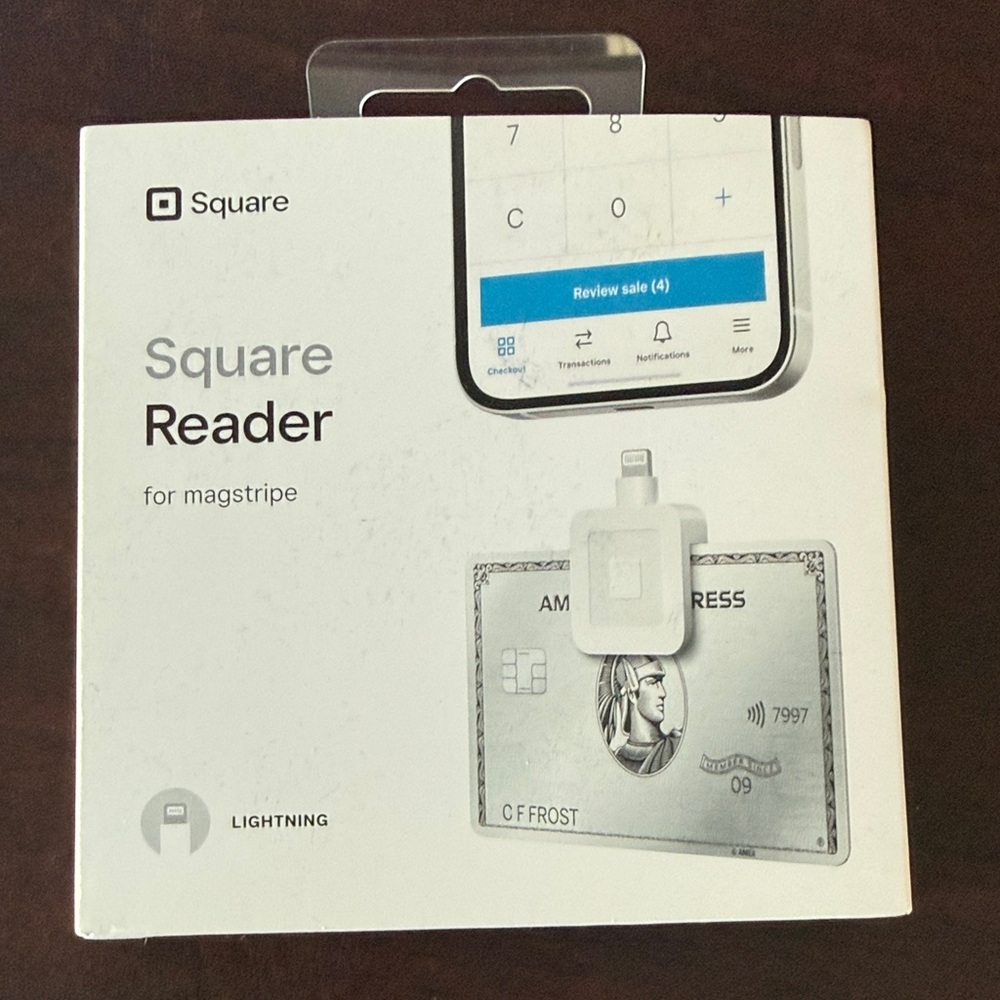 Square White Reader for Magstripe